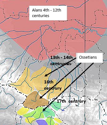 Map of Alan migration