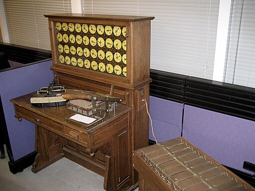 Hollerith tabulating machine